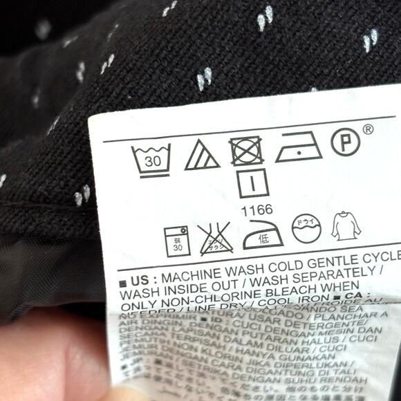 Old Navy Wms Mid Rise Black White Print Pixie Ankle Pants Size 10 Casual - Picture 8 of 8